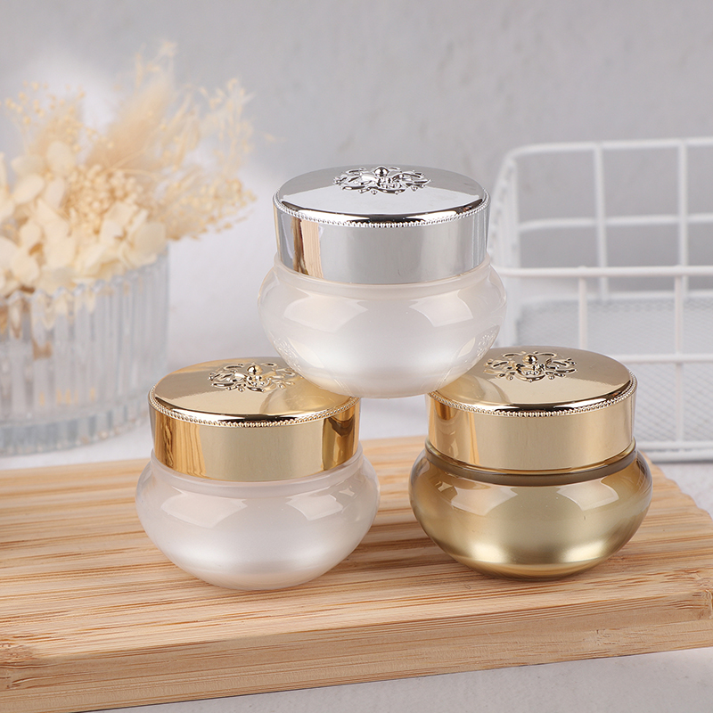Frascos de Creme Acrílicos Vaz - Luxury Skincare Tools avaliação e preço