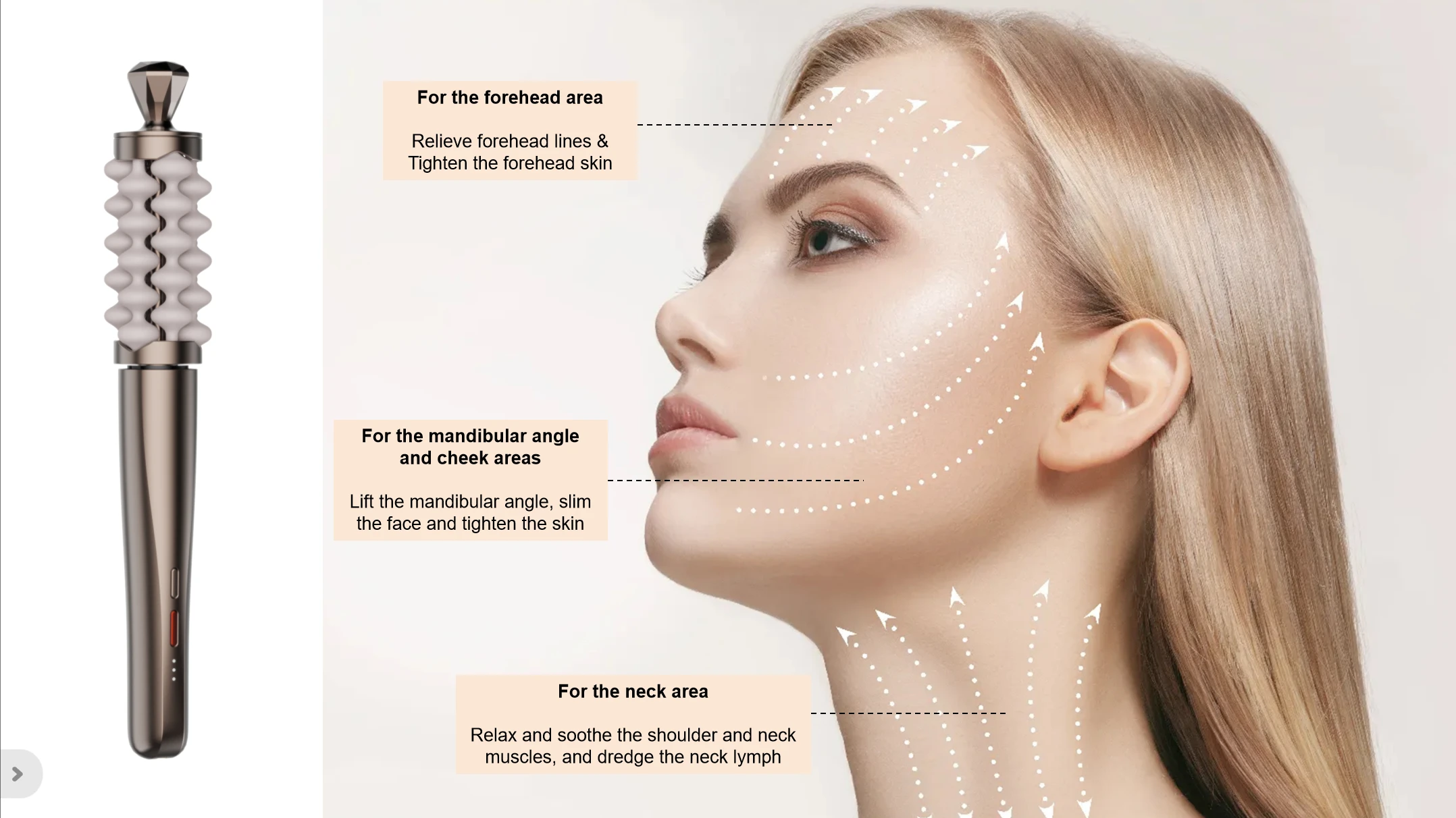 Nova Varinha de Massagem Facia - Luxury Skincare Tools avaliação e preço