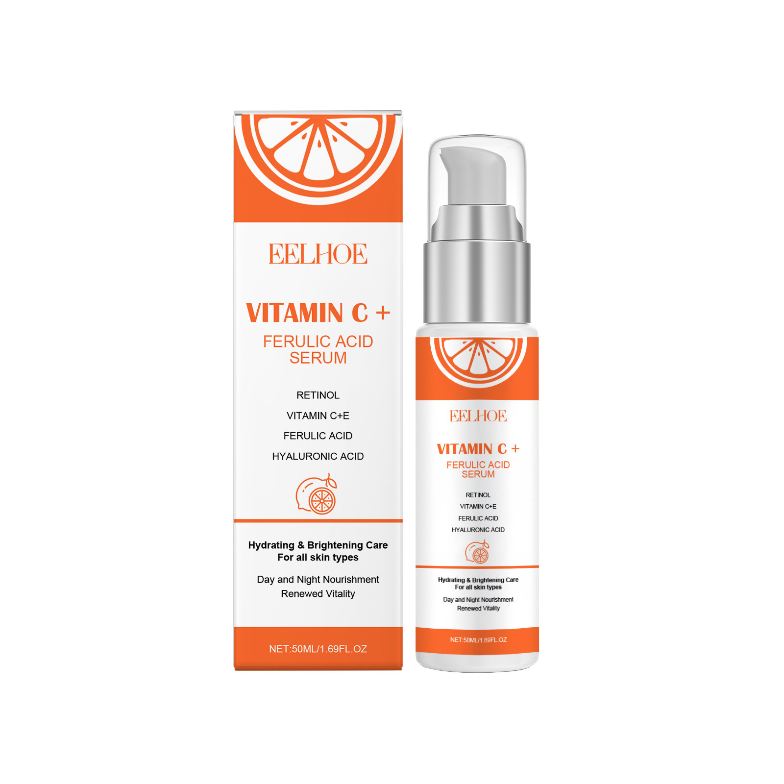 Eelhoe vitamina c e ácido feru - Growth Factor Serum avaliação e preço